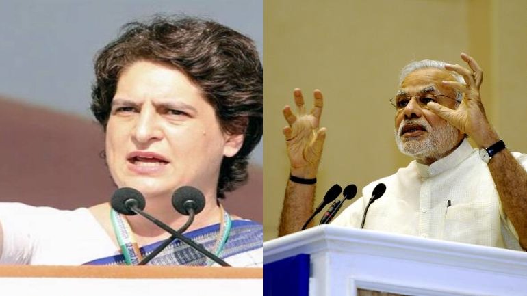 Priyanka Gandhi vs PM Modi